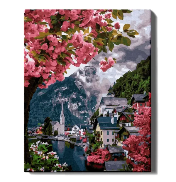 gleznas-pec-numuriem-Sakuras-pilseta-gleznopats.lv