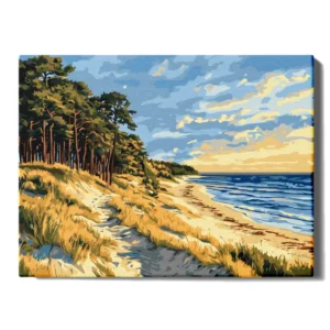 Saulriets pie jūras