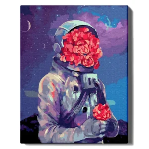 Ziedi un astronauts